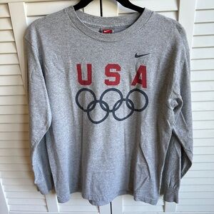 Youth Nike USA Olympics Long Sleeve Tee